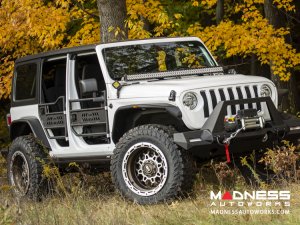 Jeep Wrangler JL Trailchaser Front Aluminum Bumper w/ Aluminum Fender Flares - Option 9 - Aluminum